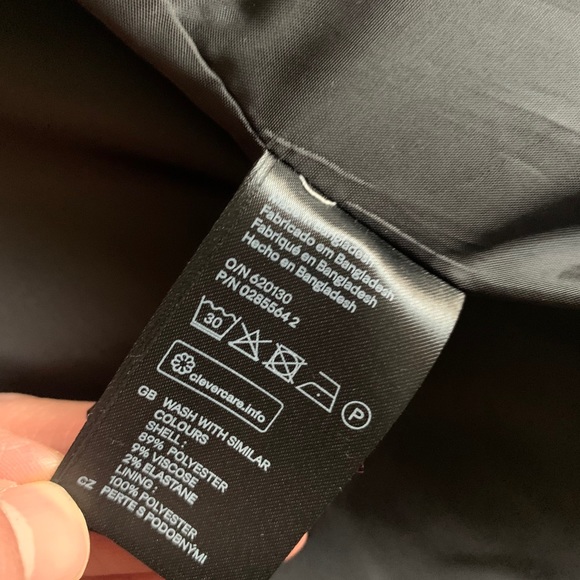 Forest Green Peacoat Coat XS - Picture 10 of 10